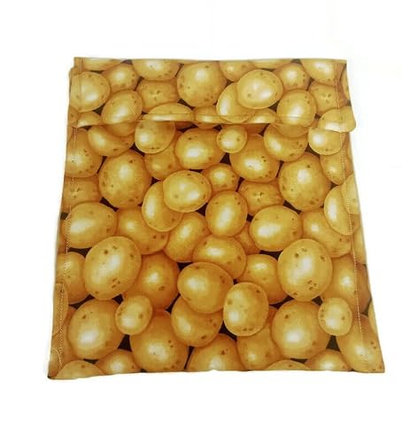 Potato Bag, Microwave Potato Bag, Potato Cooker Bag, Potato Pouch, Baked Potato Bag, Cotton Bag in a Potato Print