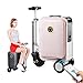 Airwheel SE3S Smart Rideable Suitcase Electric Luggage Scooter For Travel (pink)