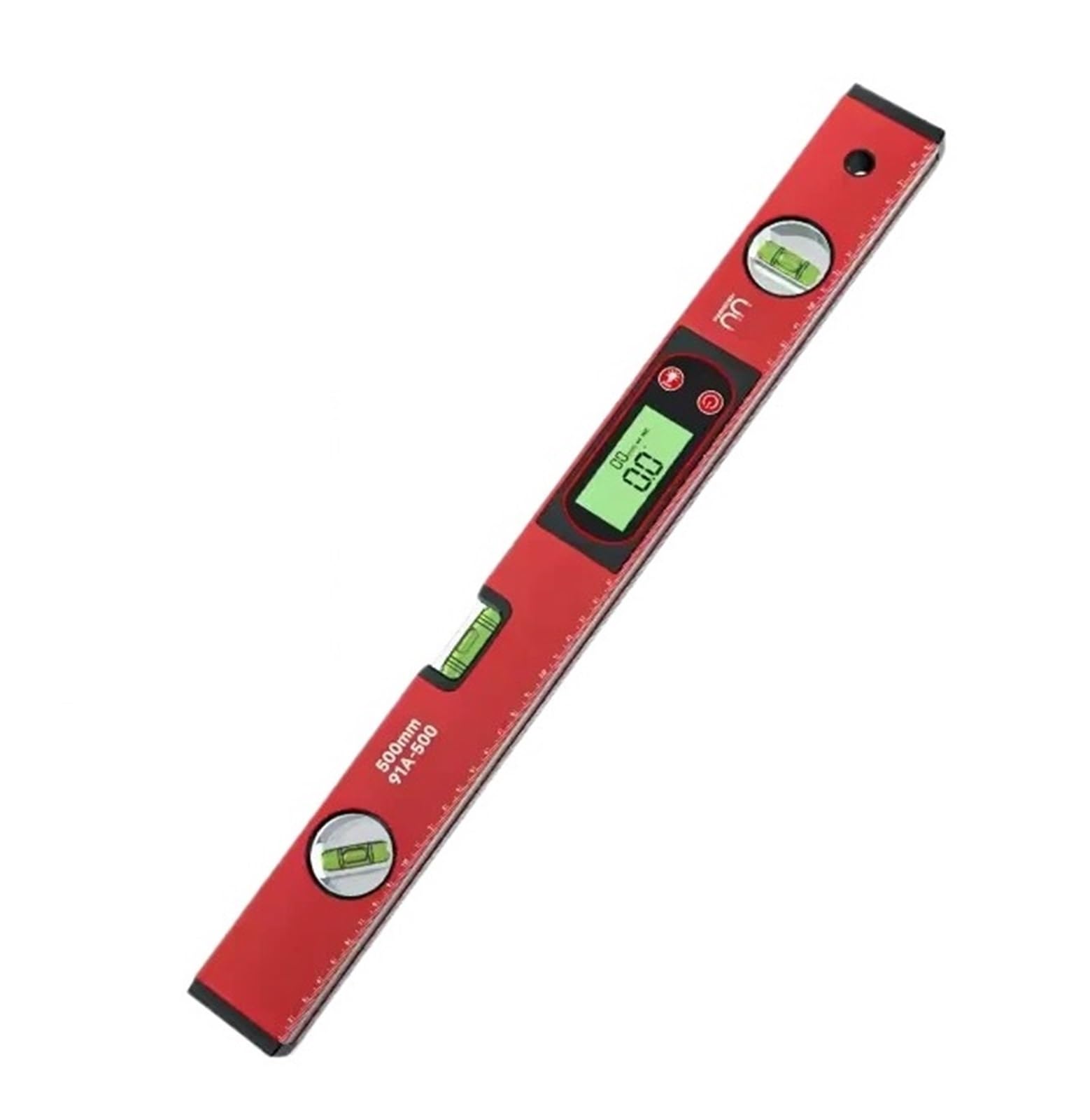 Bnvewr Red-50Cm Digital Angle Finder, Digital Level Box High Accuracy Electronic Angle Finder Magnetic Inclinometer Protractor Gauge For Construction And Woodworking,Inclinometer(Red-50Cm)