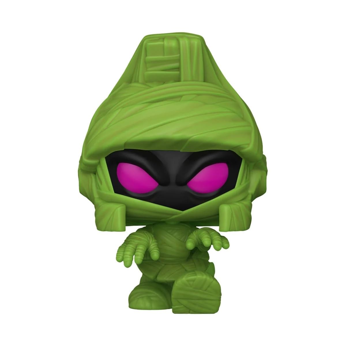 Funko - Looney Tunes - Marvin the Martian (Mummy) GITD Pop Vinyl - EE Excl, Green, Pink - Image 4