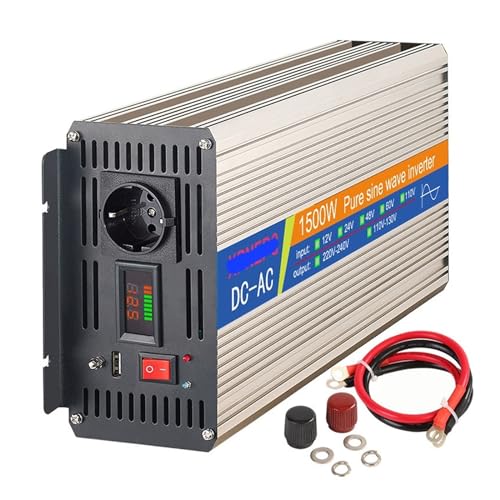 Inversor de onda sinusoidal 48V a 220V 1500W aire acondicionado inversor de coche doméstico(12V-220V)