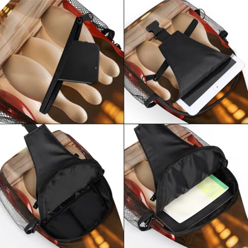 Bolso bandolera deportivo unisex para senderismo y viaje miniatura 5