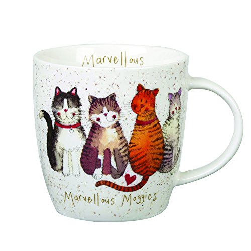 Churchill Alex Clark Marvelous Moggies Gift Coffee Tea Mug for Cat Lovers