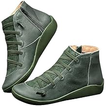Women's Ankle Booties Vintage Boots for Women