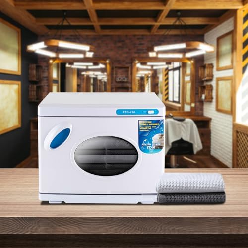 Hot Towel Warmer, 23L Large Capacity Towel Cabinet with See-Through Window, 2-in-1 Spa Towel Warmer for Facials, Gym, Hotel, Home Use