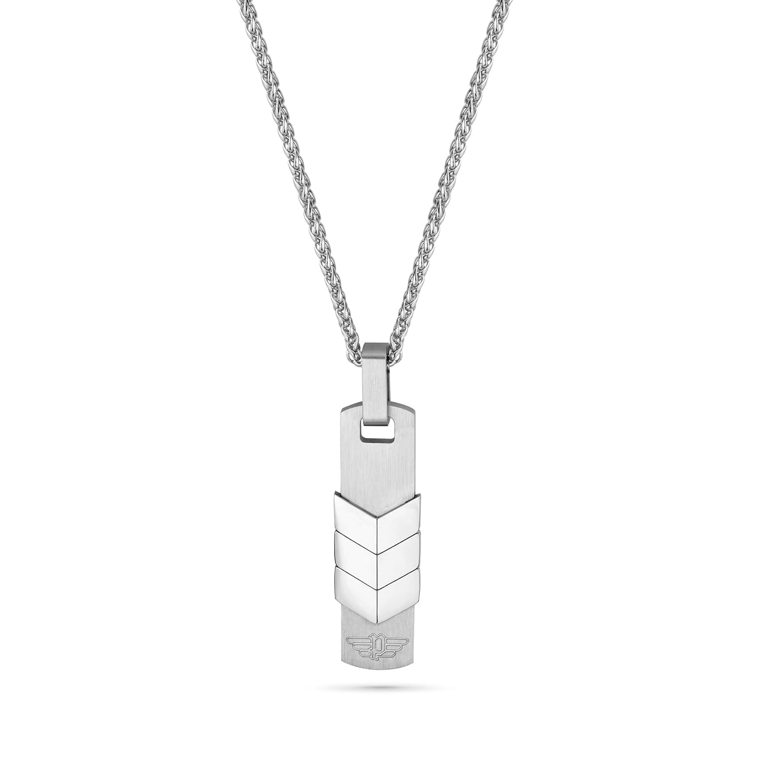 Valorious Silver Necklace for Men - PEAGN2120301