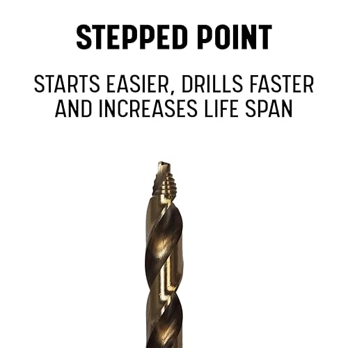 Miniatura 2 de Drill America Broca de punta escalonada cobalto de 14", serie GSC