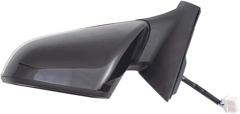 Power Mirror for 2015-2017 Sonata Paint To Match Black Cap & Textured Black Base Blind Spot Detection Turn Signal Indicator Heated 87610C2020 Left HY1320236