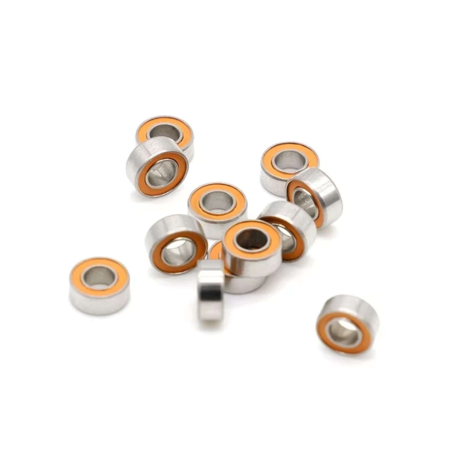 Repuestos Juguetes RC Compatible con 1/24 1/28 RC Coche Piezas Upgrade 10 Piezas Rodamiento De Bolas Miniatura De Acero Inoxidable SMR63 2RS CB 3x6x2.5 Mm ABEC-7 Rodamientos Cerámicos