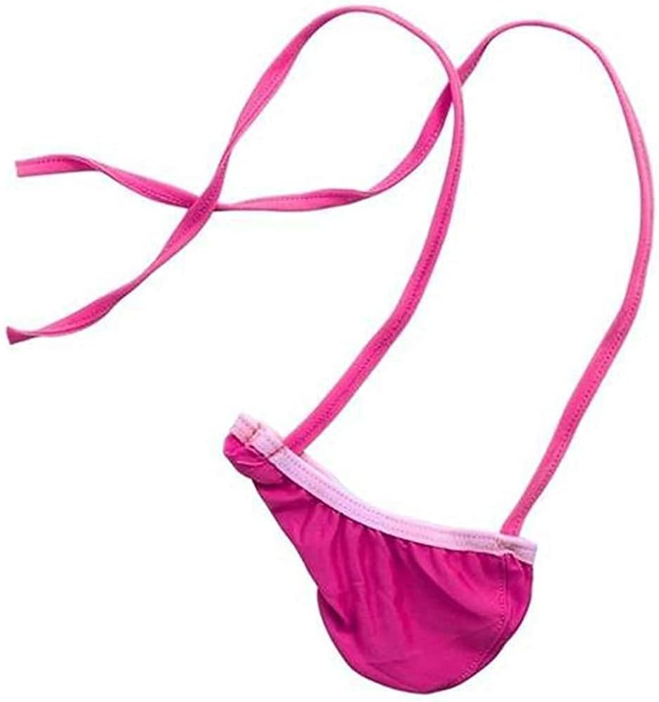 AciziMen's Underwear Sexy One Side Jockstrap Thongs G-String Jockstrap Briefs Bikini