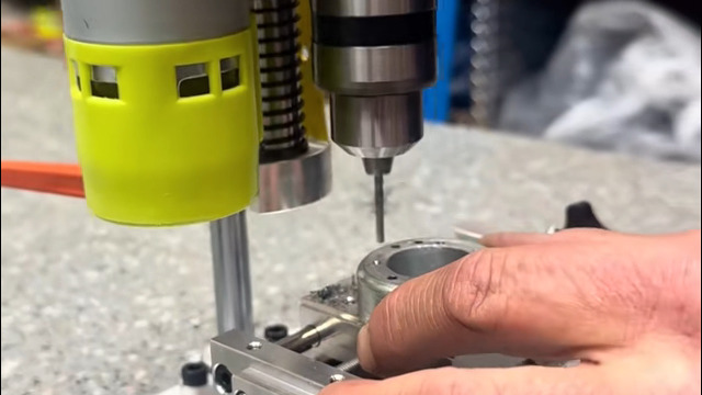 Jadeshay Mini Benchtop Drill Press – Adjustable Speed B10 Chuck For Wood, Metal, Acrylic & DIY Projects