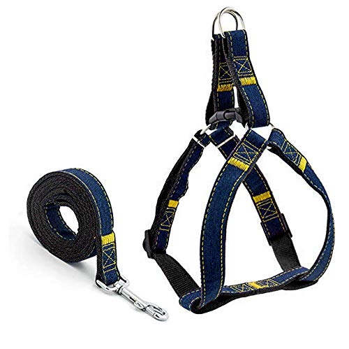 Crivers 3Pc Pet Package Before The Bosom, Oxford Cloth,Dog Cat Carrier Sling Hands Free,And Cowboy Chest Strap Traction Rope(L) #TOP1