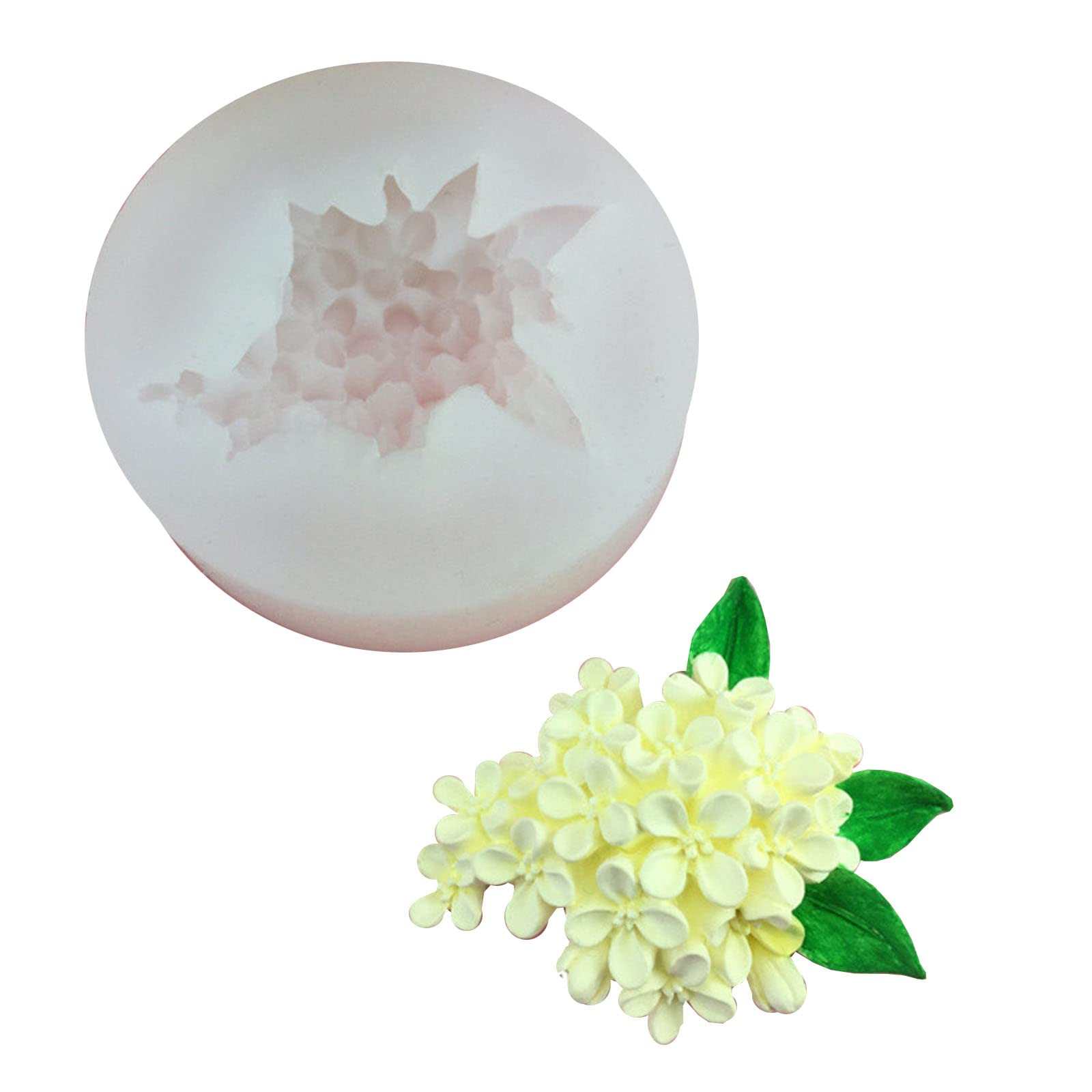 Yhplxyuus 3D Various Flower Silicone Flexible Food Grade Clay Resin Ceramics Candy Fondant Candy Chocolate Soap Cake Molds for Baking Silicone for Decorations Cake Decorating Pastry Shapes Molds