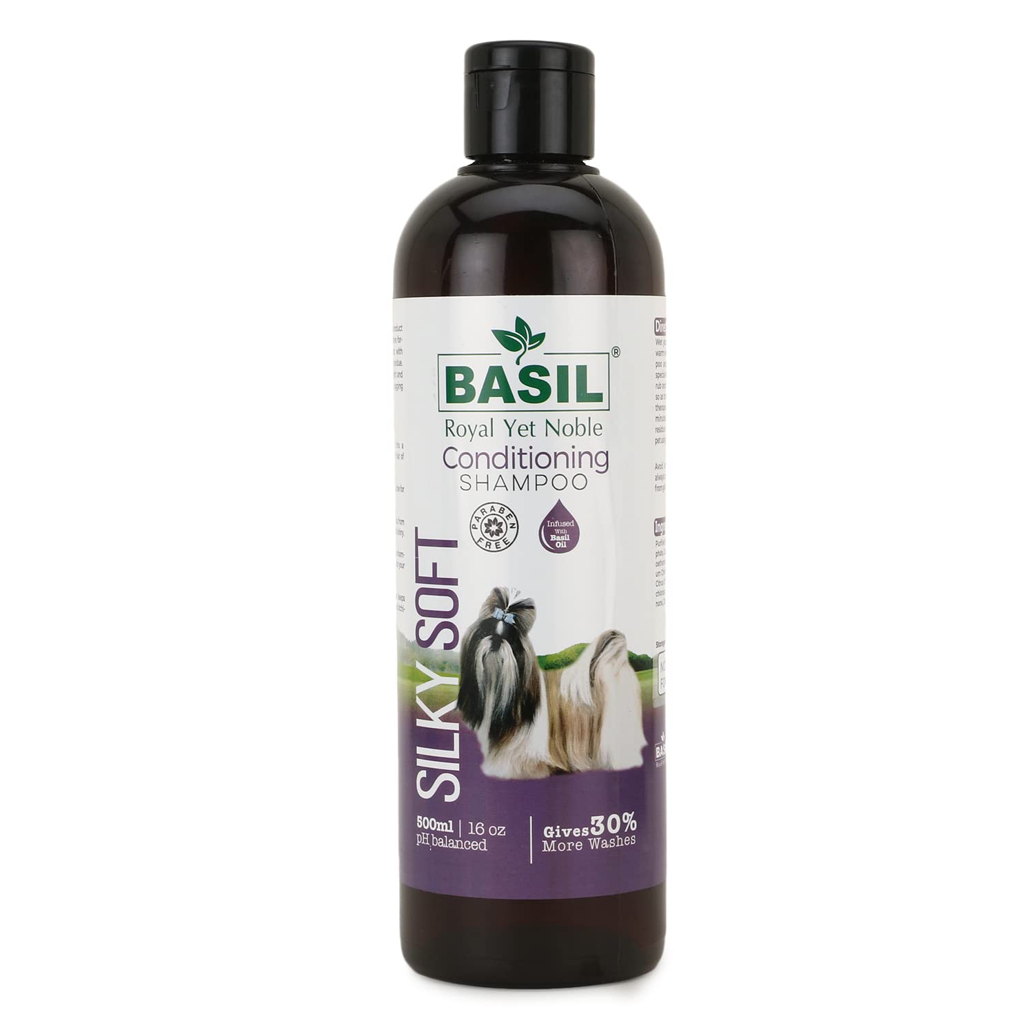 Basil pet Shampoo, Silky Soft Conditioning Shampoo (Pack of 2 & 500ml) for Dogs & Puppies deep Cleansing, Skin Friendly, freshening Fragrance, mild on Skin & Paraben Free (B09RH6TJ13) Amazon Price History, Amazon Price Tracker