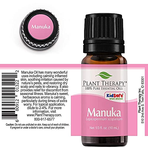 Plant Therapy Manuka Essential Oil 10 Ml (1/3 Oz) 100% Pure, Undiluted, Therapeutic Grade #TOP6
