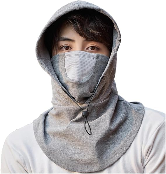 Image of AUGEN Warm Soft Fleece Bike Bicycle Face Mask Snood Hood Neck Scarf Fleece Balaclava Warm Full Face Cover Winter Camping Ski Hiking Snow Mask Beanie
