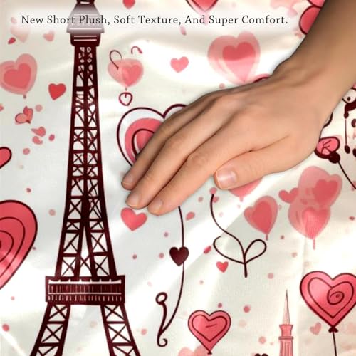 Housse de coussin velours Tour Eiffel idée cadeau maison - 4