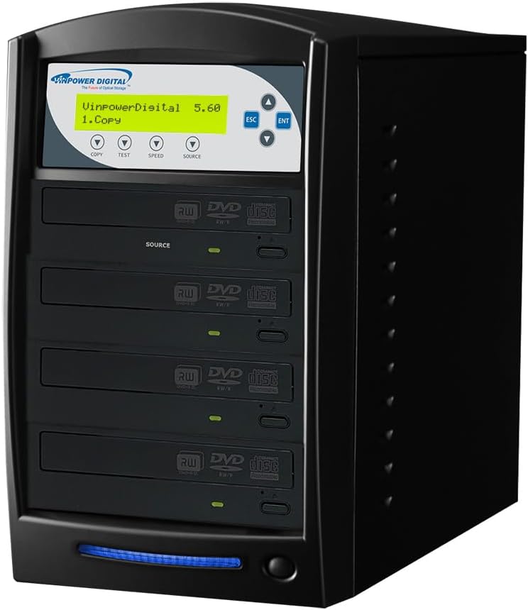 Vinpower SharkCopier 3 Target 24X CD DVD Duplicator Copier standalone Tower with 2 TB Hard Drive + USB 3.0