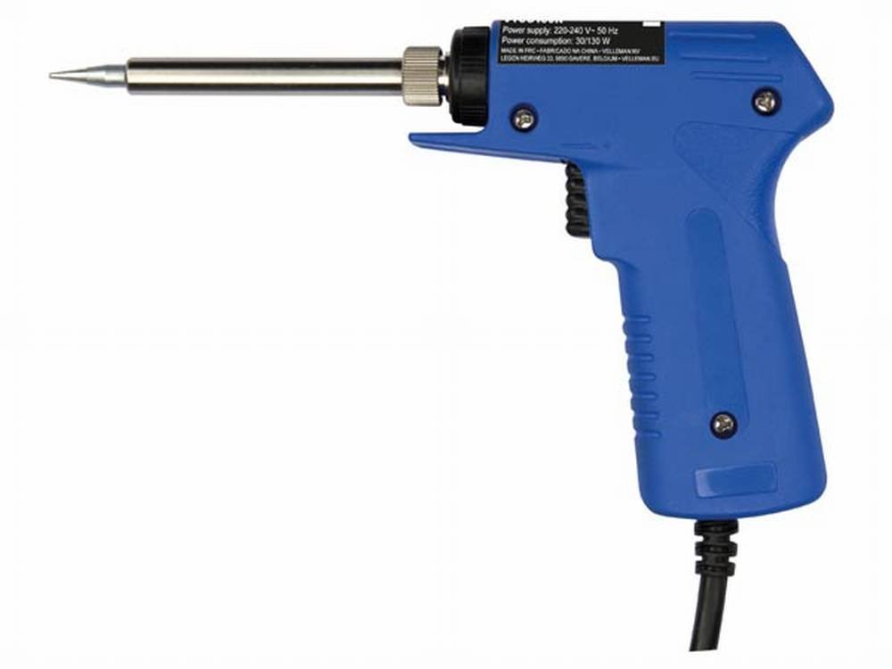 Velleman Saldatore, saldatura senza piombo, cordless, resistenza ceramica, 30/130 W