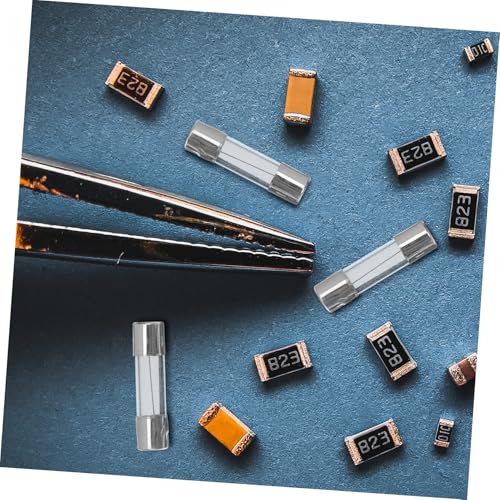 Kit de 100 fusibles de vidrio VILLCASE con porta-fusibles, acción rápida, protección confiable para circuitos y reemplazo fácil, diseño transparente miniatura 4