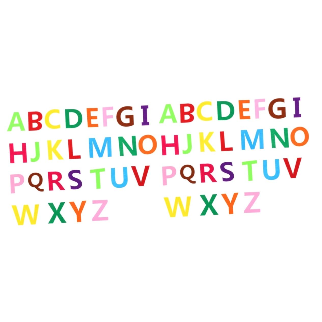 104 Pcs Christmas Decor Felt Letters Felt ABCs Felt Alphabet Letters Felt ABC Letters Number