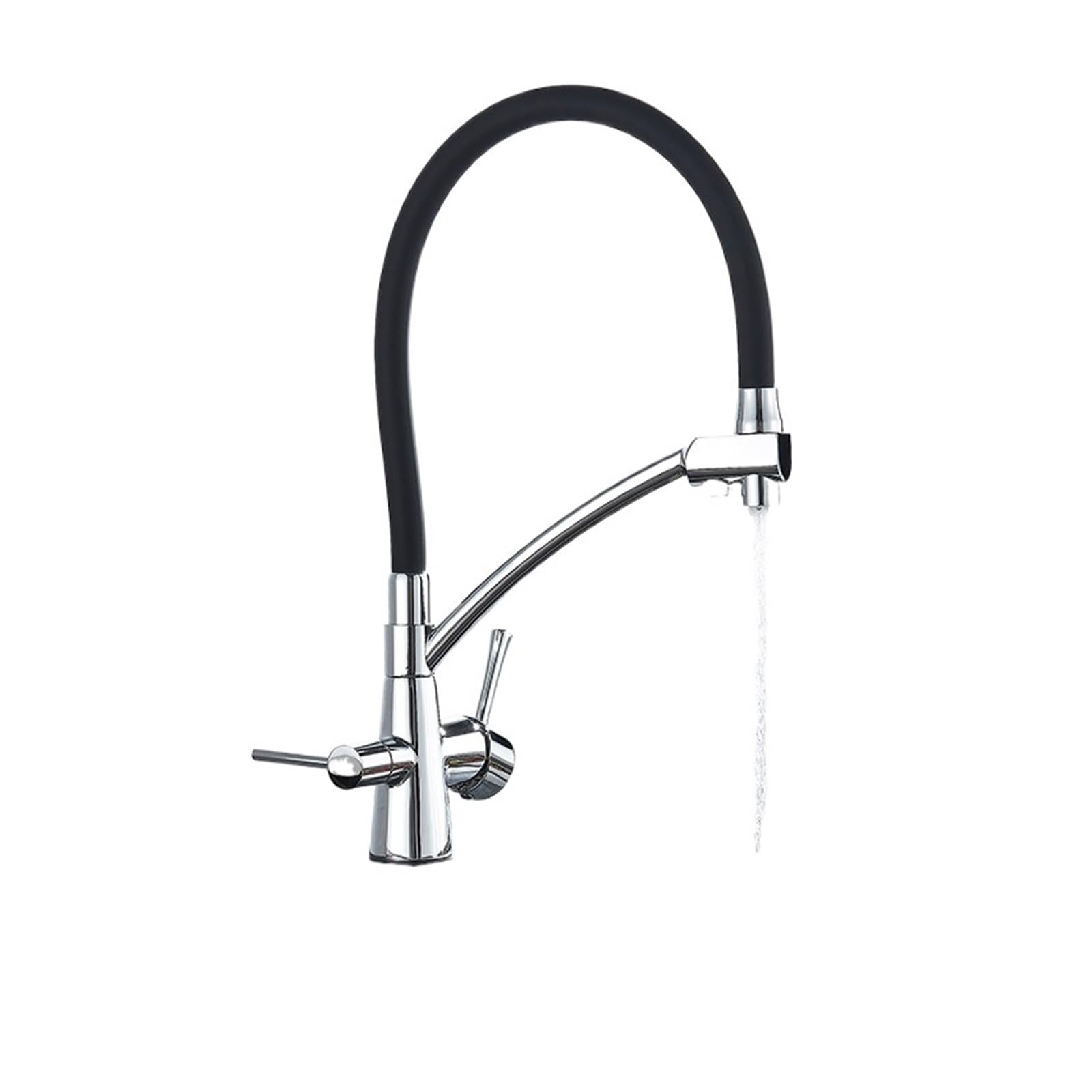 ZYCHSJXA Filtered Kitchen Faucet with 360° Rotation 3 Way Purification Tap Basin Water Filter for – Versatile & Efficient Solution