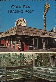 Gold Pan Trading Post Fairbanks, Alaska AK Original Vintage Postcard