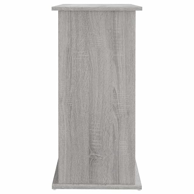 Foto 6 de 8 de vidaXL Soporte para Acuario Madera ingeniería Gris Sonoma 81x36x73 cm