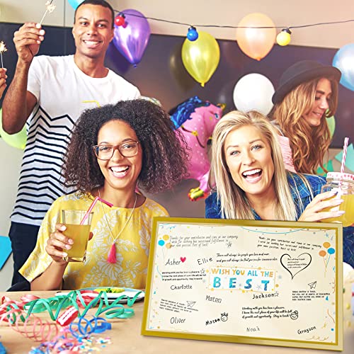 Homanga Jumbo Farewell Greeting Card, 13.8 X 21.6 Inch Good Luck Office Signature Card, We Will Miss You Goodbye Card, Large Going Away Card For Colleague, Retirement, Going Away Gift For Coworker Men Women(With Envelope) #TOP4