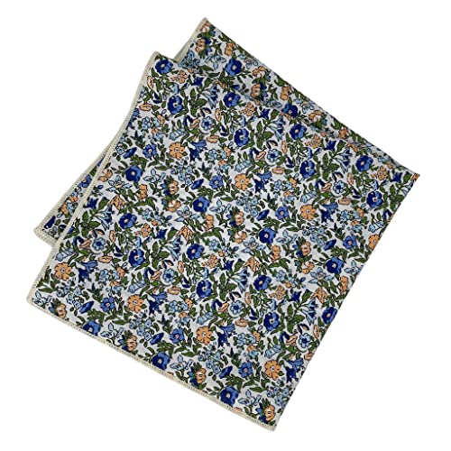 Image of Kebocis Men's Floral Pocket Square Handkerchief for Men