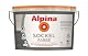 Alpina Sockelfarbe 5 Liter Grau Matt für Außenanstrich