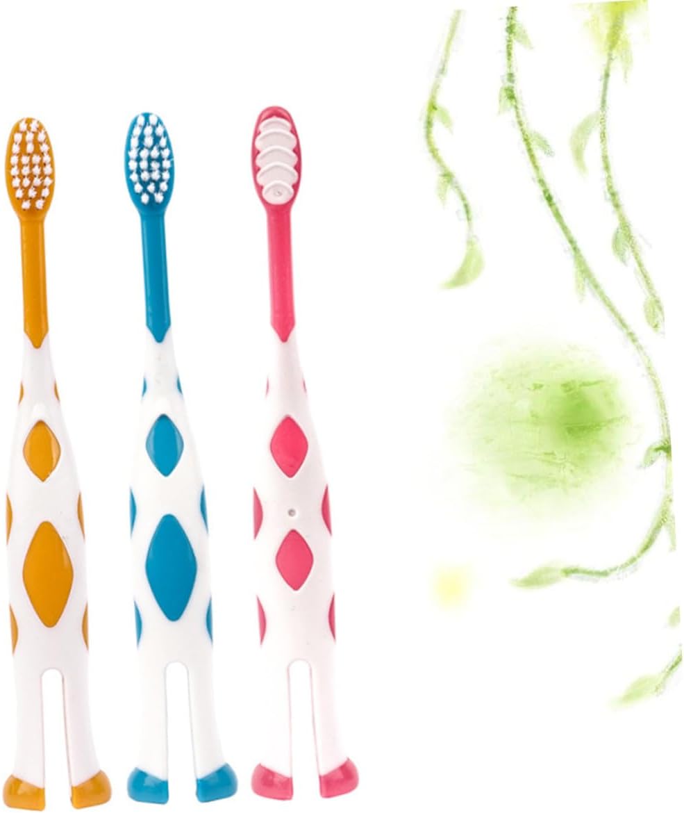 6pcs Soft Bristle Toothbrush for Ages Comfortable Non-Slip Handle Cartoon Design Oral Care Brushes for Boys