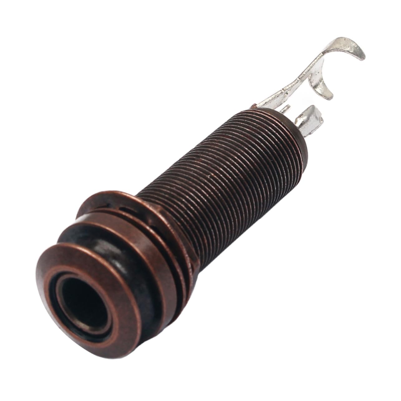 SUPVOX Brass Guitar End Pin Socket Foot Socket for Guitar Bass Accessories 3 Prong Design