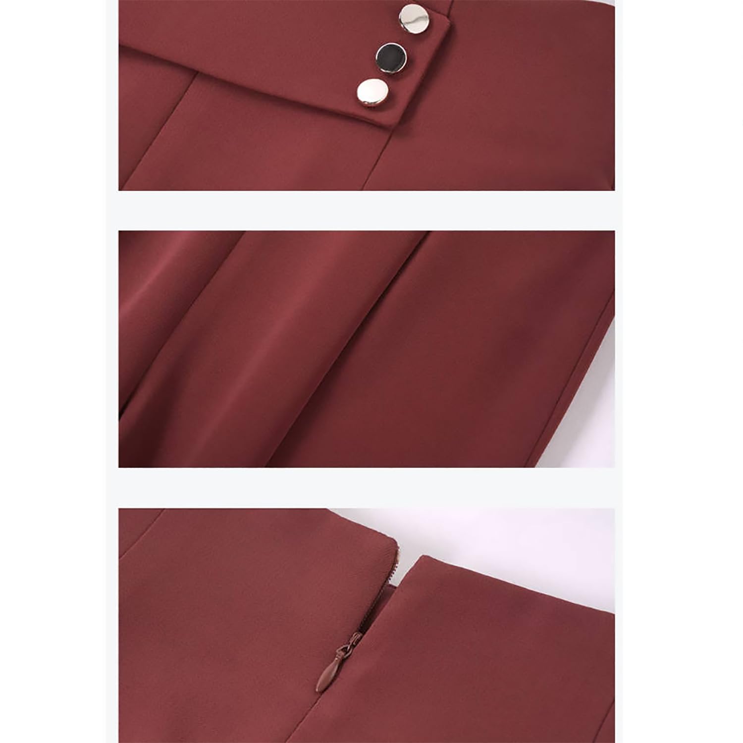 Pantalón Ancho Baile Latino Y De Salón para Mujer Adulto Pantalón Largo Recto Tango Ropa De Baile Estándar Práctica Liso Y Fluido