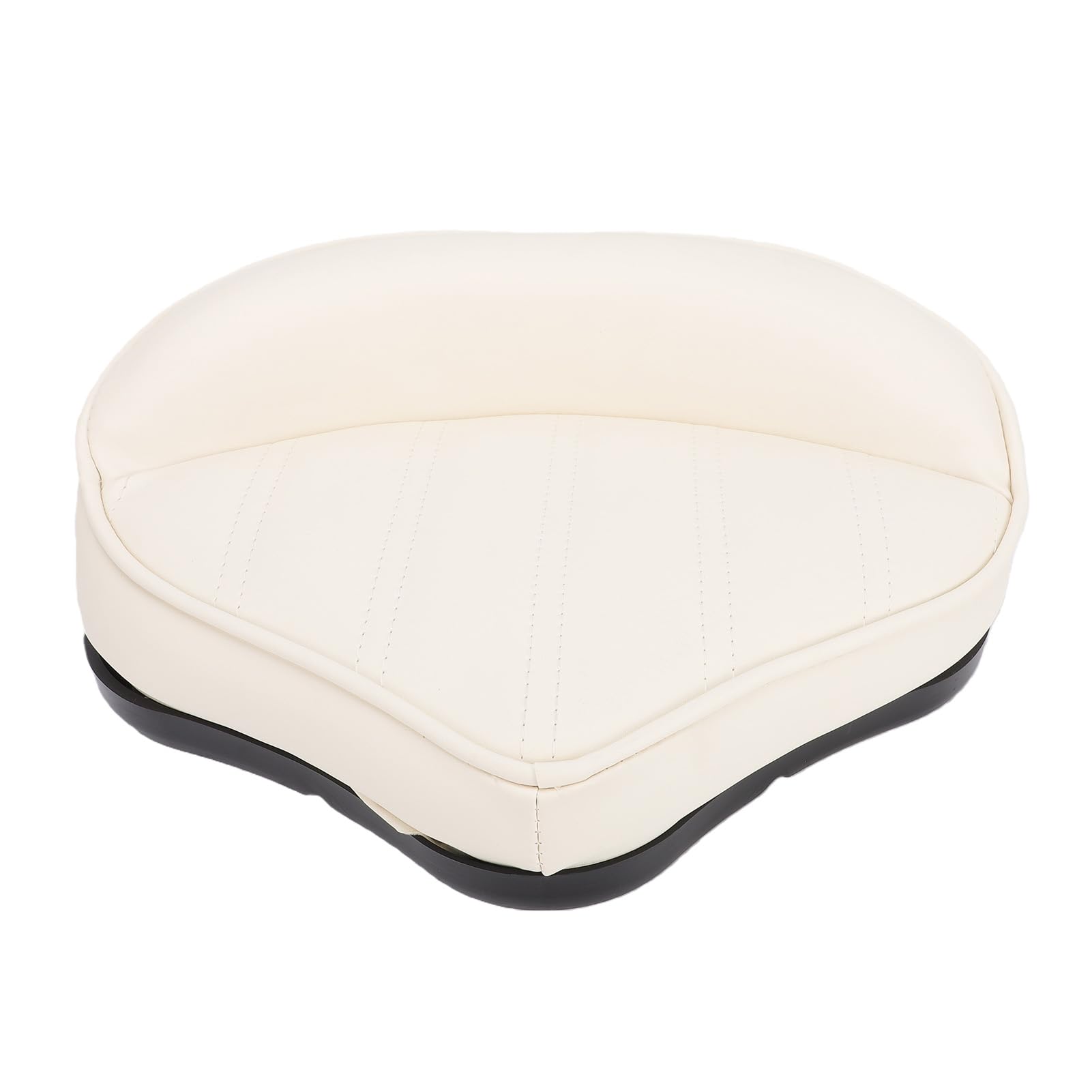 Asiento de Fundición para Barco, Asiento de Espuma de Alta Densidad de Etenilo de Grado Marino, Cómodo y Duradero, para Cubierta de Fundición, Jon Boat (Blanca)