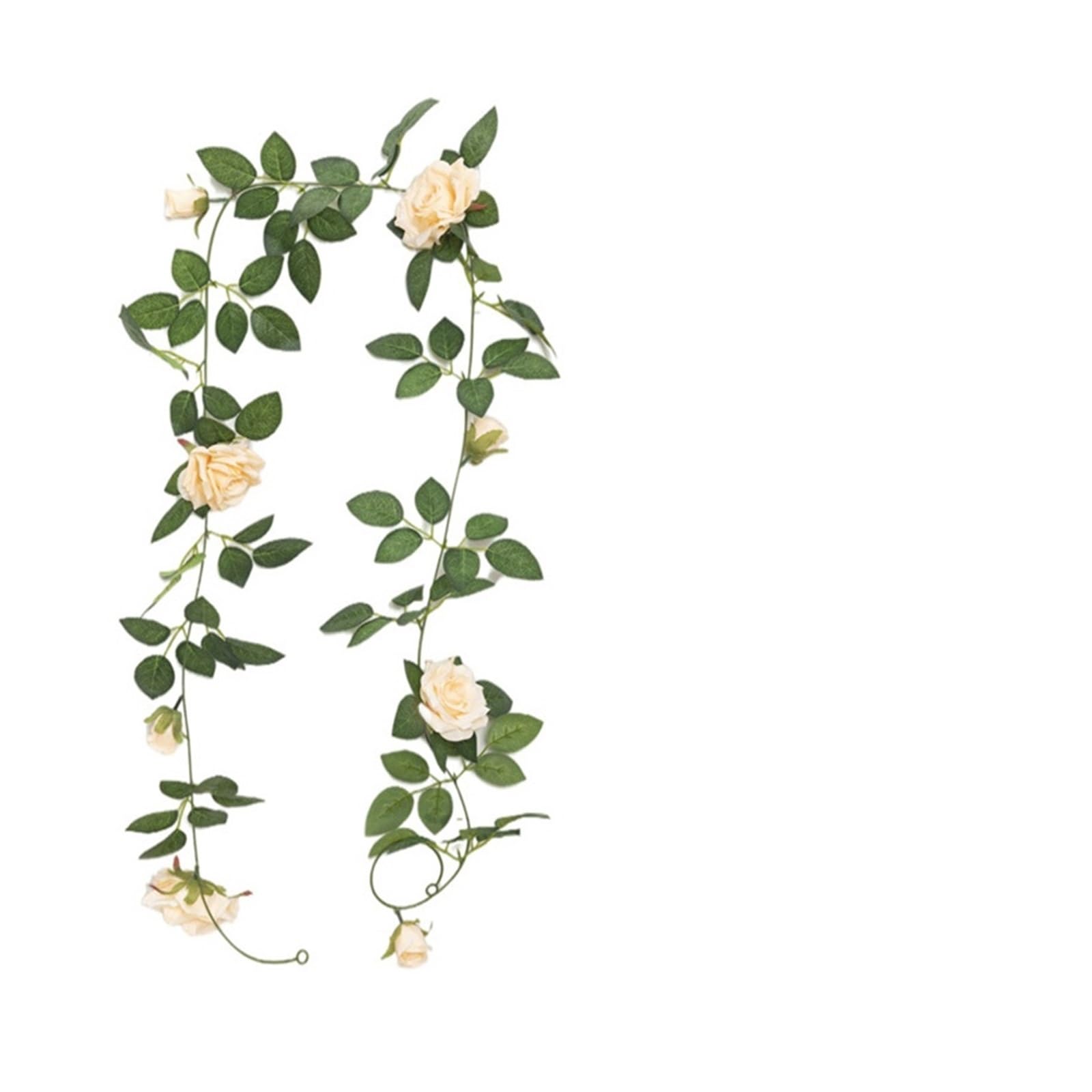 MNUvxzaewf 69Heads Rose Vines 1.8m Silk Flower Garland Decor Home Garden Wedding Christmas Decoration Wreath(0079 champagne)