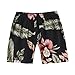 Boy Hawaiian Shirt and Shorts Cabana Set in Black Rafelsia Size 6