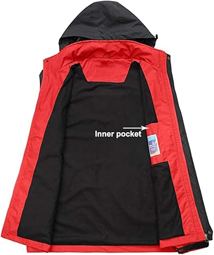Miniatura 4 de Chaqueta impermeable para hombre, con capucha, senderismo, pesca, resistente al viento