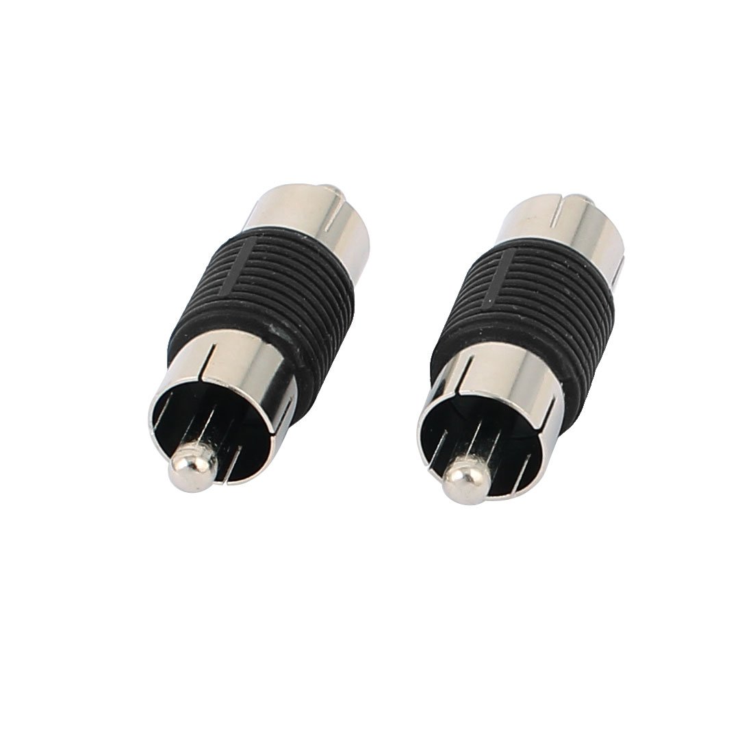 Aexit 50 sztuk pojedynczy Å‚Ä…cznik gramofonowy RCA mÄ™ski na mÄ™ski adapter konwertera audio(50 pièces RCA Single Coupleur Phono RCA Adaptateur Convertisseur Audio Mâle