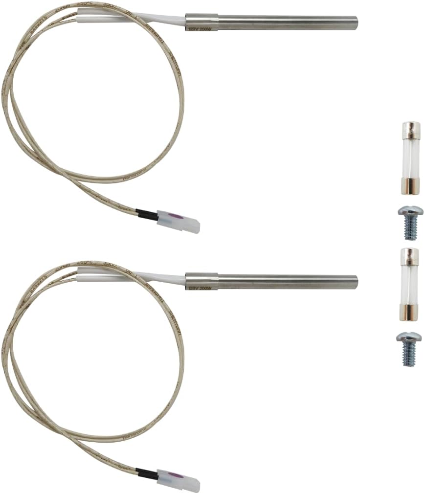 Hot Rod Igniter Kit Replacement Fit for Pit Boss Models Pro Series 4 Vertical Smoker, Pro Series 820-PS1 (Lowes), Pro Series 1100 Combo, Pro Series 1100-PS1 (Lowes)