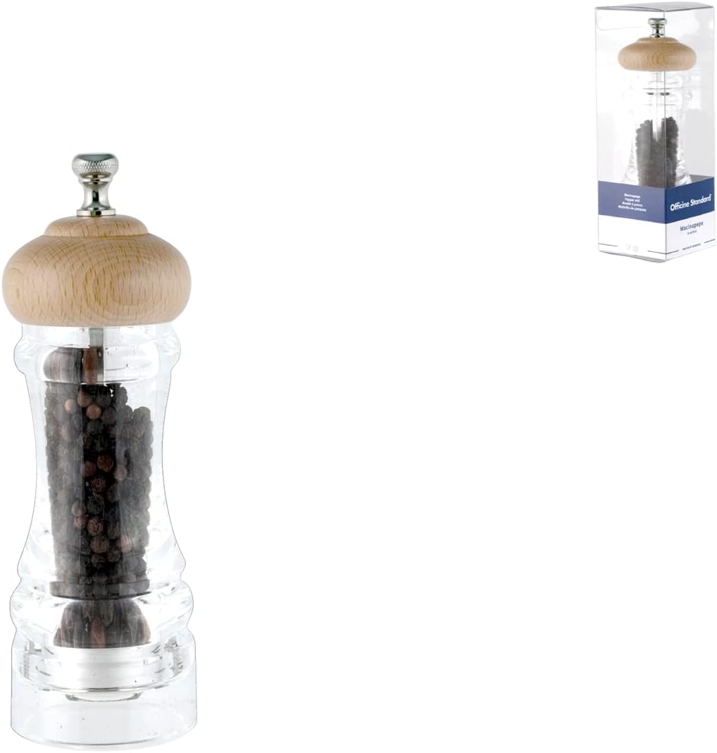 Pepper Mill with Ceramic Grinder, Height 15 Cm