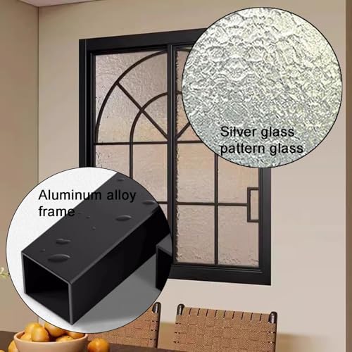 Ventanas correderas para el hogar con vidrio patrón y perfiles modernos de aluminio 5
