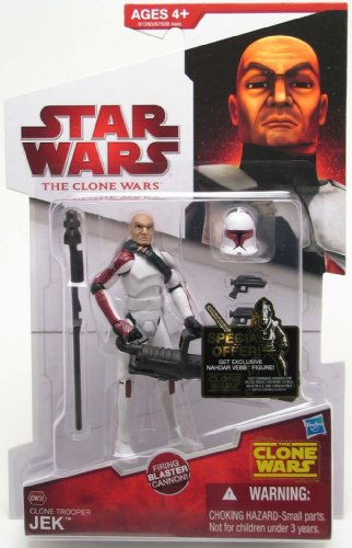 Star Wars 2009 Clone Wars Animated Action Figure CW No. 38 Clone Trooper Jek