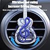 Car Air Freshener Vent Clip, Car Guitar Aromatherapy Automobile Aroma Diffusers Car Air Fresheners Clips Car Accessories for Music lover Gift, 2025 Guitar Car Fresheners (Red) #3