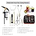 Lixada Fly Tying Tools Kit with Fly Tying Threader Needle Whip Finisher Scissors Fly Tying Kits for Flying Fishing Professionals Beginners