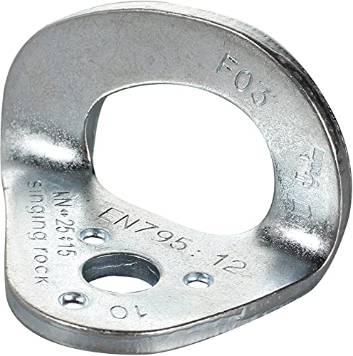 Image of Singing Rock 10 MM Zinc Plated Bolt Hanger | climbing-aid-gear-hardware
