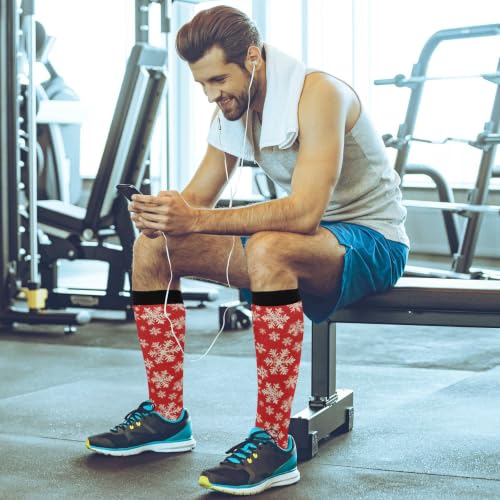 Image of Wusikd Halloween Black Cat Compression Socks for Women and Men Circulation Pumpkin Long Socks for Athletic Running 1