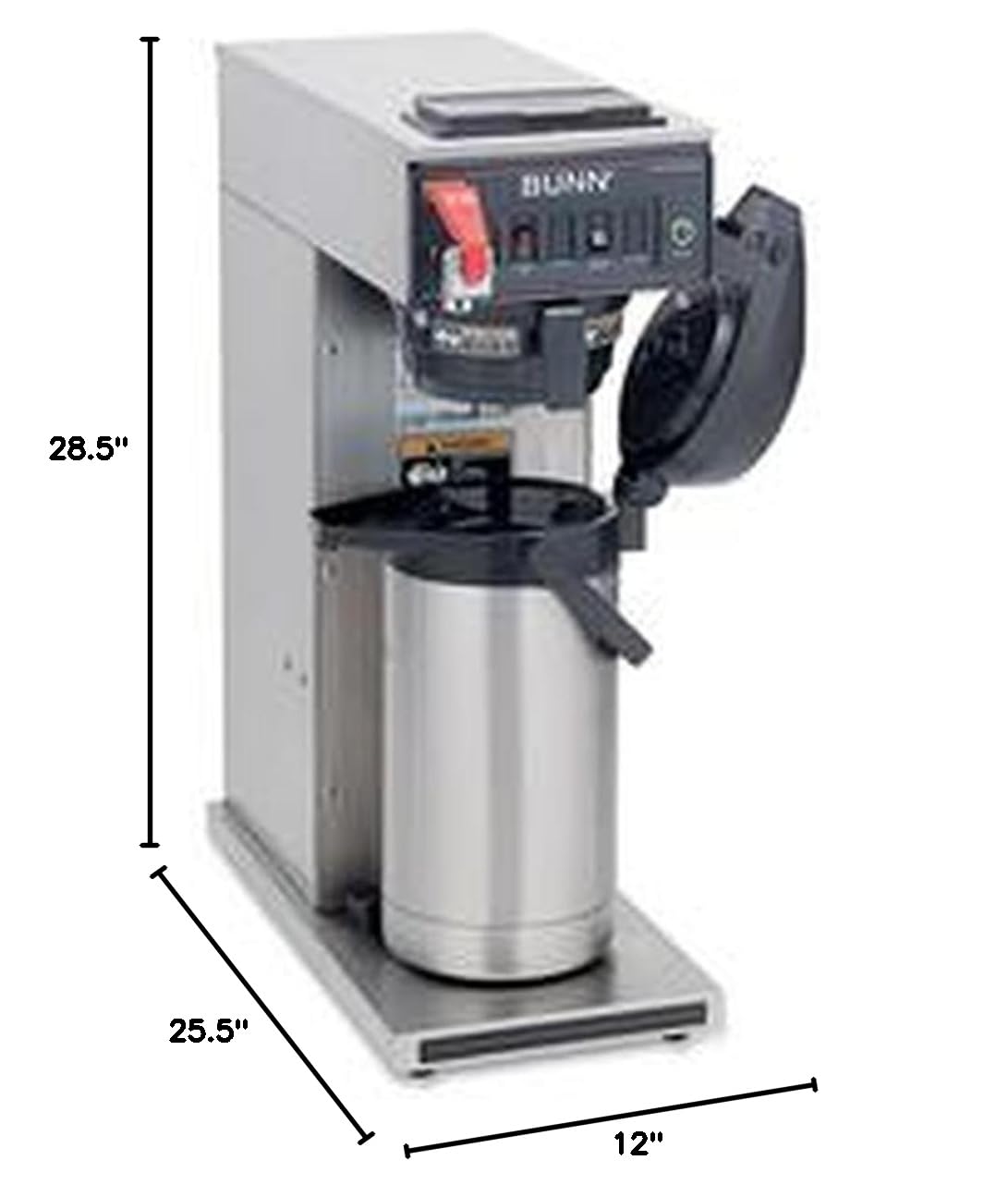 Bunn 23001.0006 CWTF15-APS Automatic Airpot Coffee Brewer, 3.8 Gallons per Hour (Airpot Sold Separately) (120V)