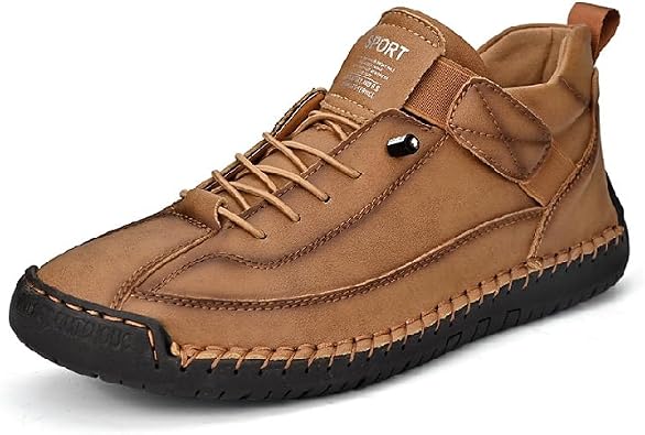 Mens Business Casual Shoes Comfortable Fashion Sneakers Lightweight Hiking Shoes Breathable Outdoor Shoes