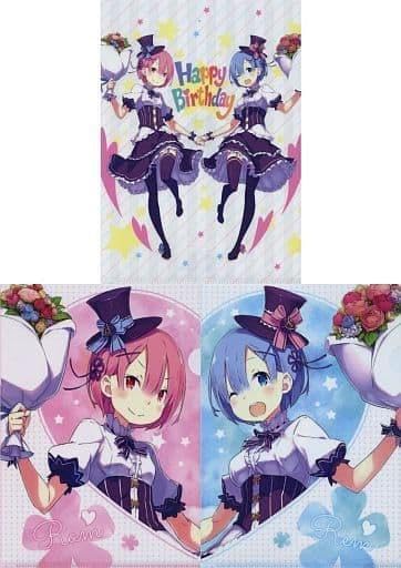 リゼロ　レム　ラム　誕生日　クリアファイルセット Amazon.co.jp: リゼロ ラムとレムの誕生日生活2019ver A4クリア